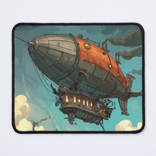 Item preview, Industrial Steampunk Sky Cruiser - Steampunk Airship designed and sold by bapupa.