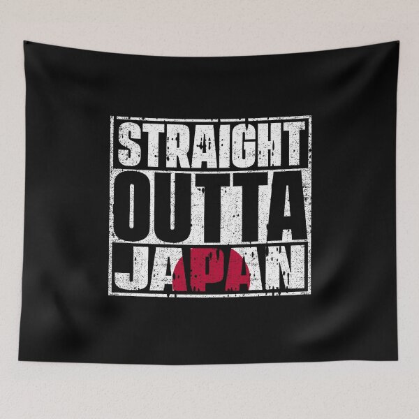 Item preview, Straight Outta Japan Flag designed and sold by CosmoKitsch.