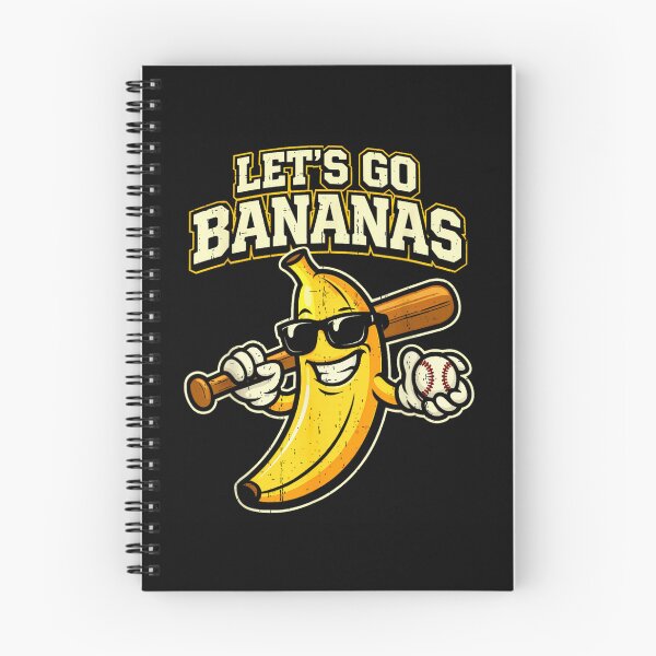 Item preview, Let's Go Bananas Funny Baseball Banana With Sunglasses Sports Mascot Art designed and sold by River Silva.