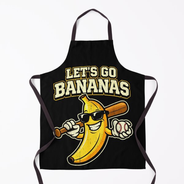 Item preview, Let's Go Bananas Funny Baseball Banana With Sunglasses Sports Mascot Art designed and sold by River Silva.