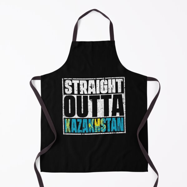 Item preview, Straight Outta Kazakhstan Flag designed and sold by CosmoKitsch.