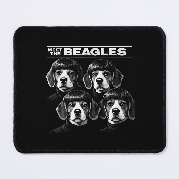 Item preview,  Meet The Beagles  Retro 60S Dog Band Album Parody designed and sold by eskiastudio.