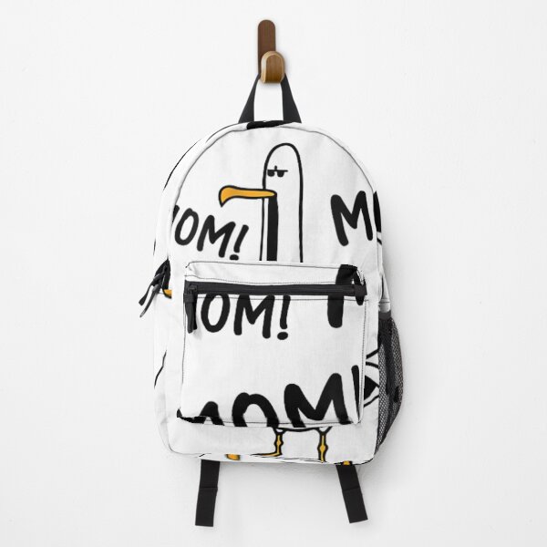Item preview, Funny Screaming Seagulls Yelling Mom Mother's Day Humor Annoying Birds Cartoon Art designed and sold by River Silva.