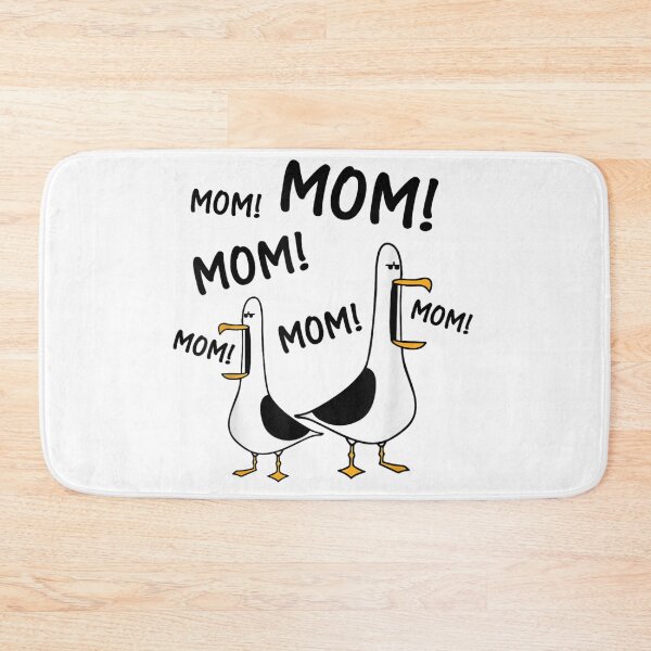 Item preview, Funny Screaming Seagulls Yelling Mom Mother's Day Humor Annoying Birds Cartoon Art designed and sold by River Silva.