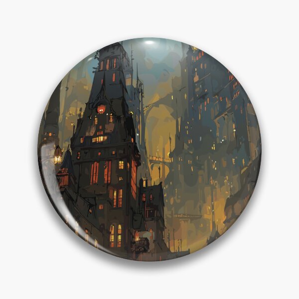 Item preview, Victorian Steampunk Night City designed and sold by bapupa.