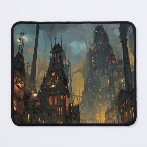 Item preview, Victorian Steampunk Night City designed and sold by bapupa.