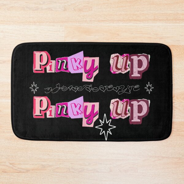 Item preview, Pinky Up Ransom Note Letter Aesthetic Y2K Pink Girly Streetwear Typography Art designed and sold by River Silva.