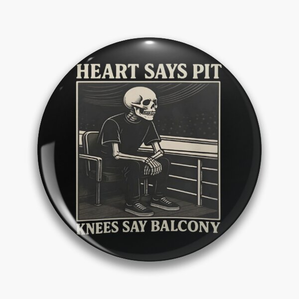 Item preview, Heart Says Pit Knees Say Balcony  designed and sold by SandraBrav.