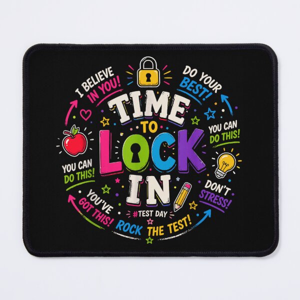 Item preview, Time To Lock In Test Day Motivation For Students And Teachers School designed and sold by River Silva.