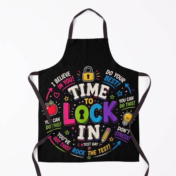 Item preview, Time To Lock In Test Day Motivation For Students And Teachers School designed and sold by River Silva.