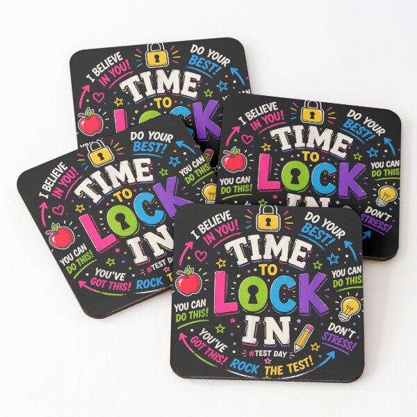 Item preview, Time To Lock In Test Day Motivation For Students And Teachers School designed and sold by River Silva.