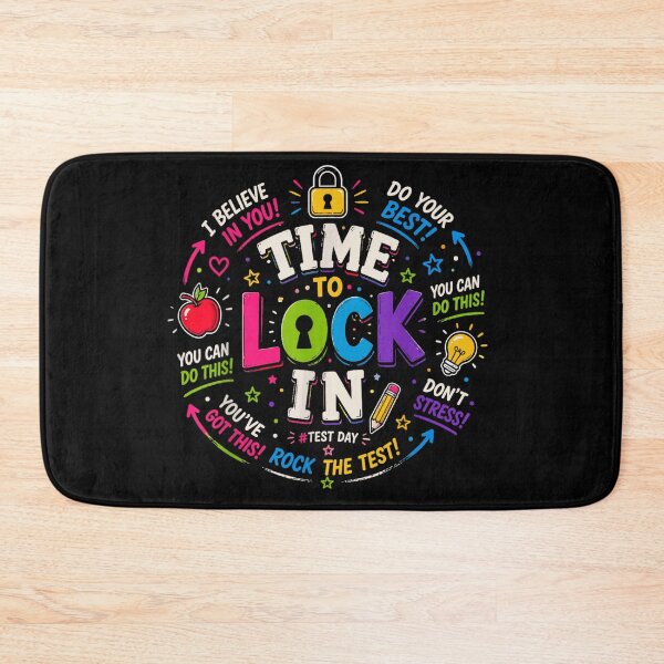 Item preview, Time To Lock In Test Day Motivation For Students And Teachers School designed and sold by River Silva.