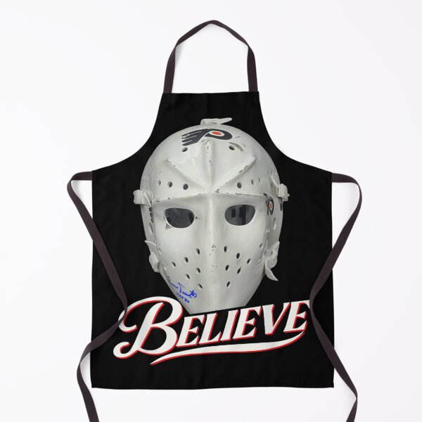 Item preview, White Hockey Goalie Mask Believe Motivation Sports Fans Ice Hockey Equipment Art designed and sold by River Silva.