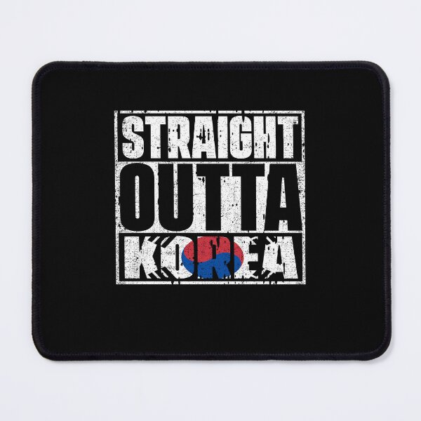 Item preview, Straight Outta Korea Flag designed and sold by CosmoKitsch.