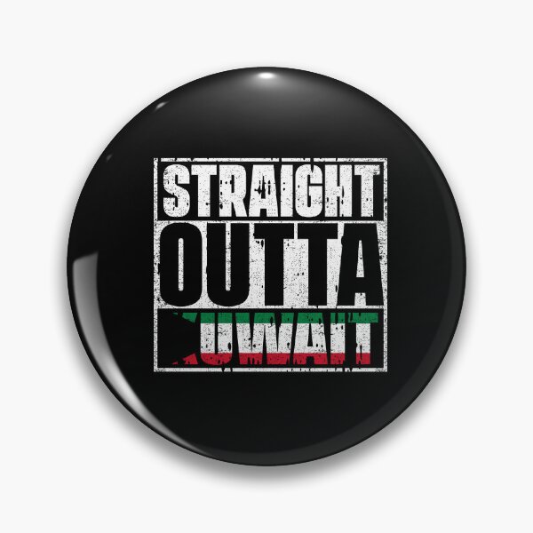 Item preview, Straight Outta Kuwait Flag designed and sold by CosmoKitsch.