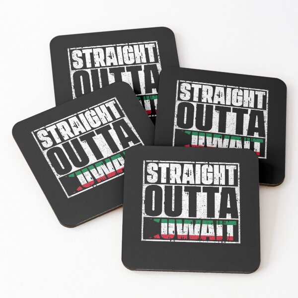 Item preview, Straight Outta Kuwait Flag designed and sold by CosmoKitsch.