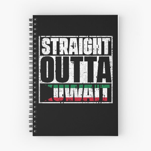 Item preview, Straight Outta Kuwait Flag designed and sold by CosmoKitsch.