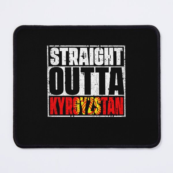 Item preview, Straight Outta Kyrgyzstan Flag designed and sold by CosmoKitsch.