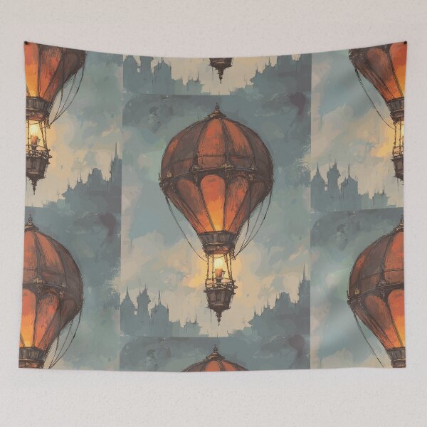 Item preview, Gothic Industrial Steampunk Balloon designed and sold by bapupa.