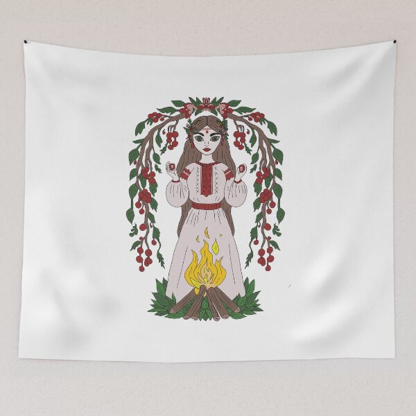 Item preview, Earth Mother Divine Feminine Spiritual Folk Art  designed and sold by LeshanArt.