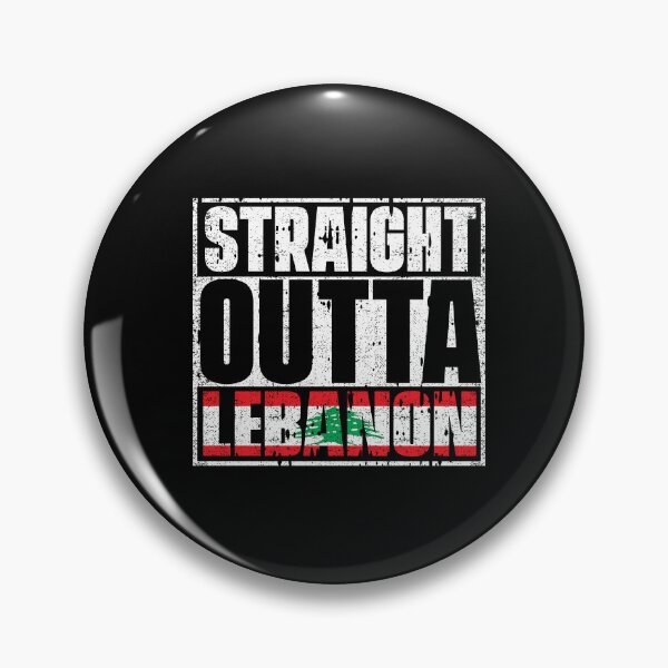 Item preview, Straight Outta Lebanon Flag designed and sold by CosmoKitsch.
