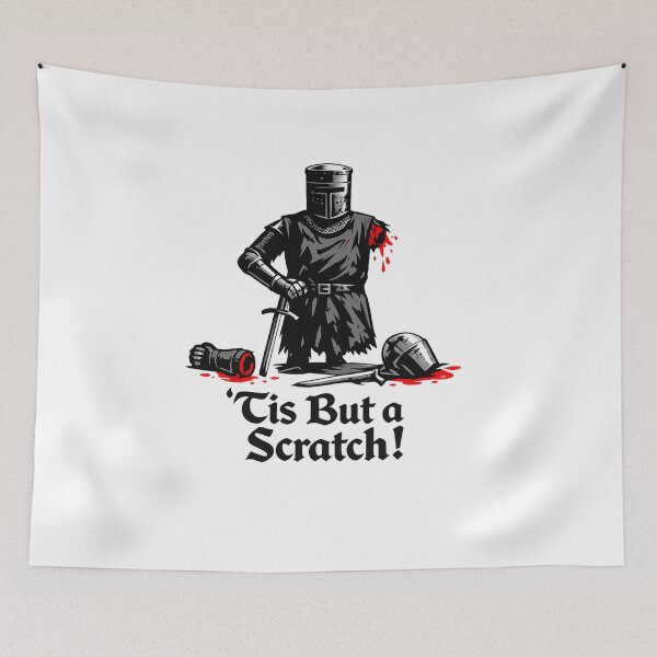 Item preview, Tis But a Scratch Essential T-Shirt designed and sold by SoftSproutstu.
