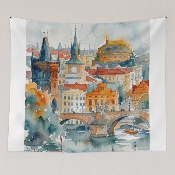 Item preview, Prague Bridge View designed and sold by caracatita75.