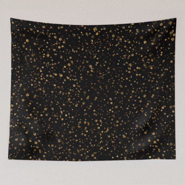 Item preview, Midnight Gold Dust on Matte Black designed and sold by omg-designs.