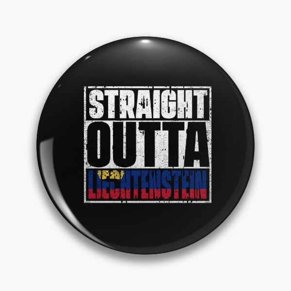 Item preview, Straight Outta Liechtenstein Flag designed and sold by CosmoKitsch.