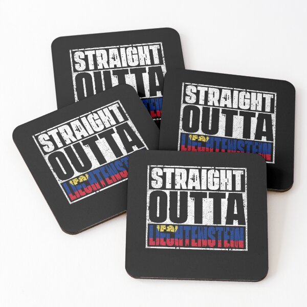 Item preview, Straight Outta Liechtenstein Flag designed and sold by CosmoKitsch.