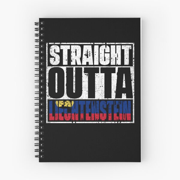 Item preview, Straight Outta Liechtenstein Flag designed and sold by CosmoKitsch.