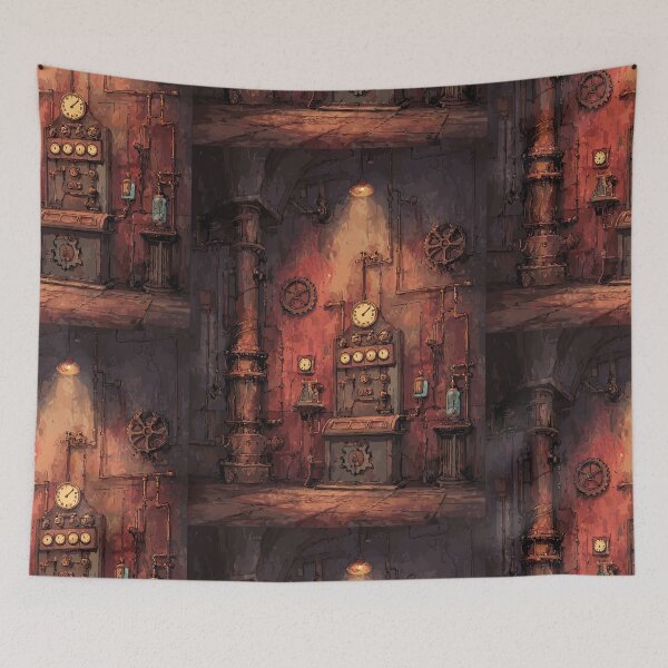 Item preview, Industrial Steam Control Console - Steampunk Technology designed and sold by bapupa.