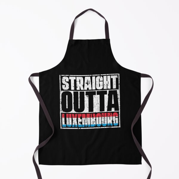 Item preview, Straight Outta Luxembourg Flag designed and sold by CosmoKitsch.