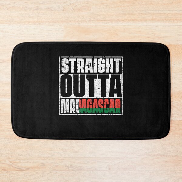 Item preview, Straight Outta Madagascar Flag designed and sold by CosmoKitsch.