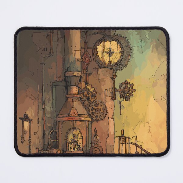 Item preview, Victorian Clockwork Steam Furnace - Steampunk Technology designed and sold by bapupa.