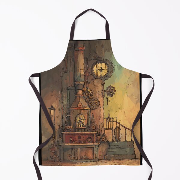 Item preview, Victorian Clockwork Steam Furnace - Steampunk Technology designed and sold by bapupa.