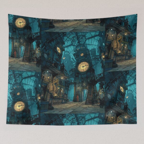 Item preview, Grand Clockwork Engine Room - Steampunk Technology designed and sold by bapupa.