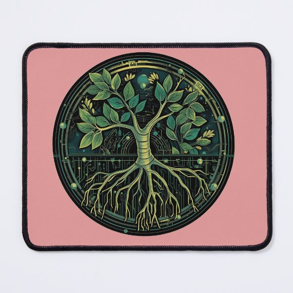 Item preview, Nature and Technology Fusion Tree Design designed and sold by Idrojibz.