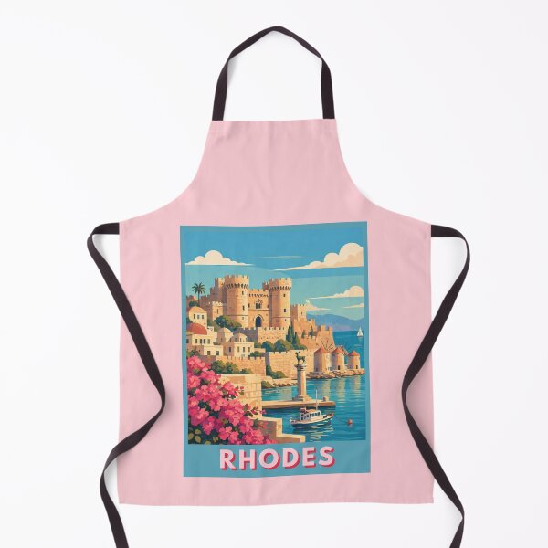 Item preview, Rhodes Greece Travel Poster designed and sold by MatthewHeights.