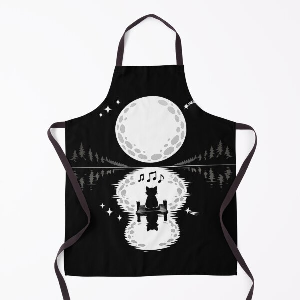 Item preview, Black Cat Moon Gaze Essential T-Shirt designed and sold by SoftSproutstu.