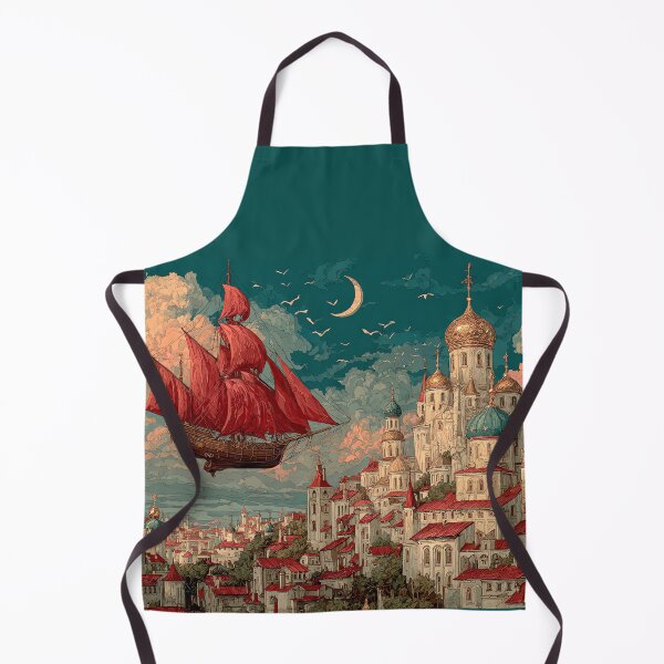 Item preview, The Flying Ship Over the Golden City designed and sold by Banal25.