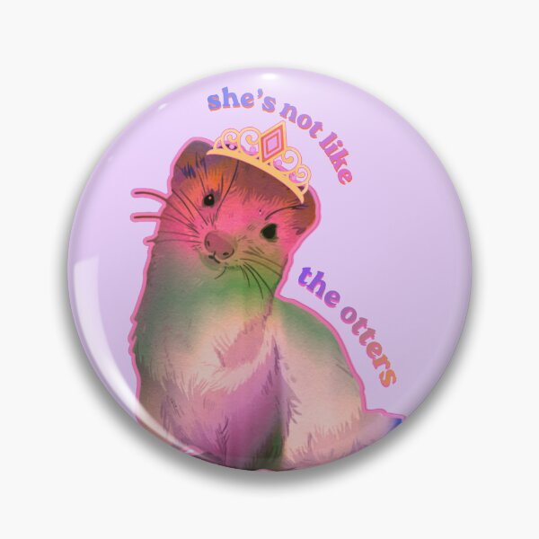 Item preview,  A Otter not like the otters Queen colorfull Girly Gradient Design designed and sold by mooncakekaro.