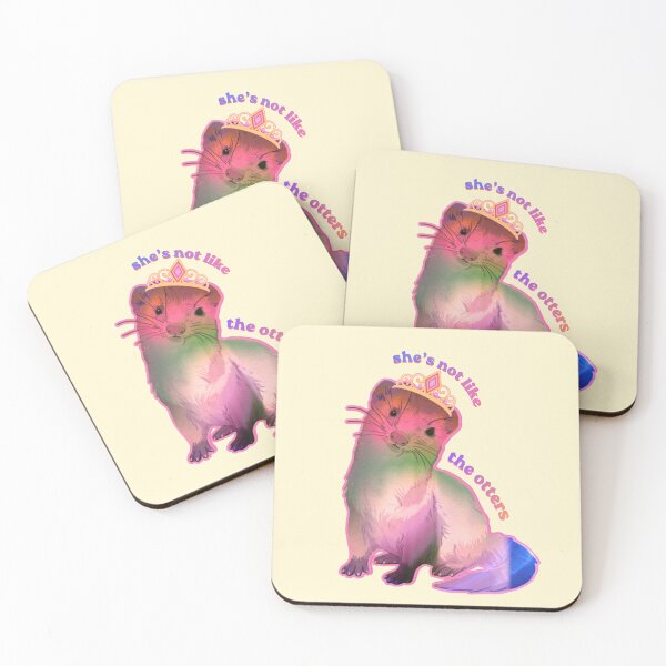 Item preview,  A Otter not like the otters Queen colorfull Girly Gradient Design designed and sold by mooncakekaro.