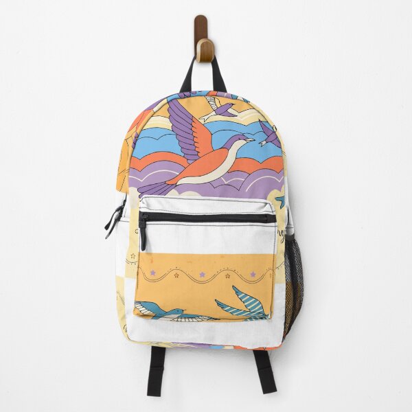 Item preview, Migration Birds Sticker | Freedom Journey Nature Aesthetic Vintage Design designed and sold by inkfusionhub99.