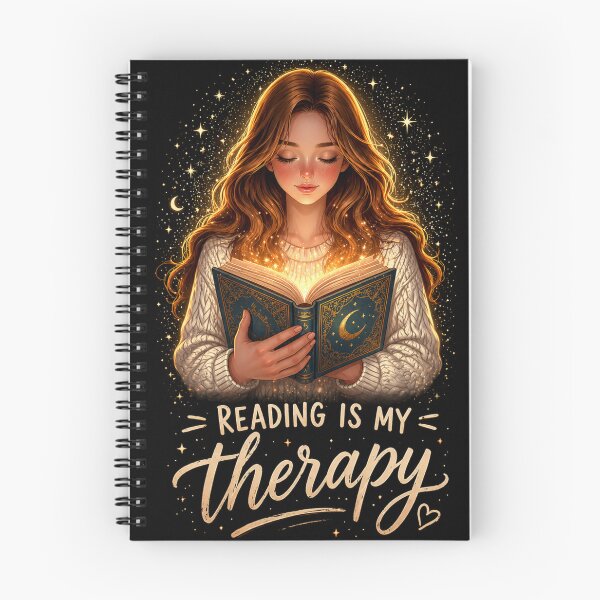 Item preview, Reading Is My Therapy Aesthetic Girl Illustration designed and sold by DudasAmiles.