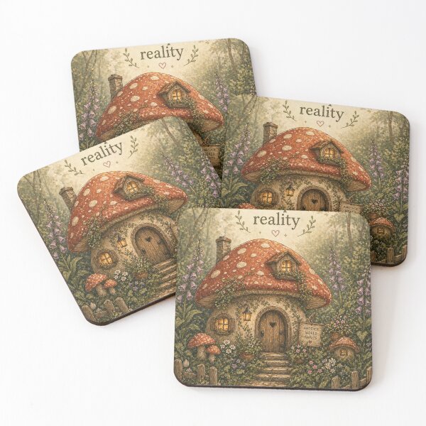 Item preview, Escape Reality Cottagecore Aesthetic – Soft Nature Typography Design designed and sold by InkWanderStudio.