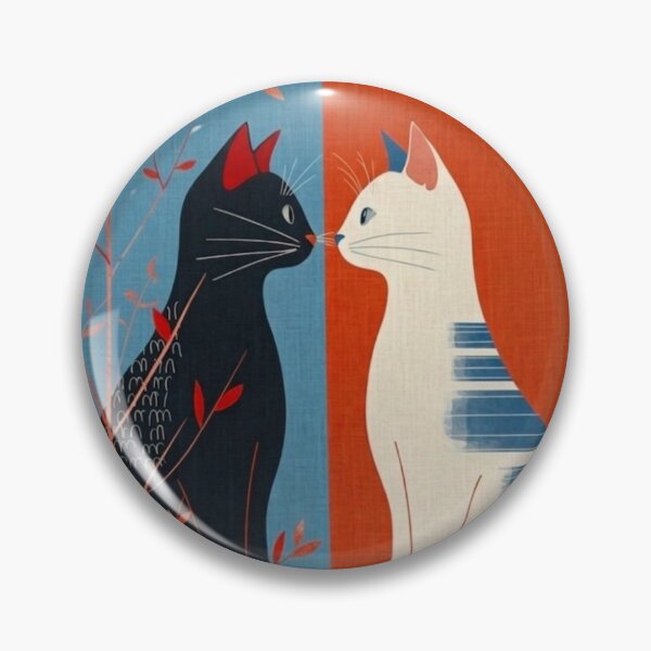 Item preview, Two Cats in Contrast designed and sold by HendAhabib.