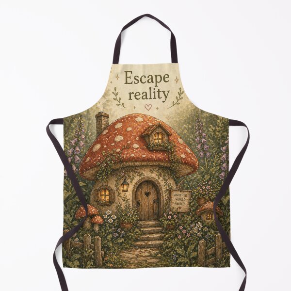 Item preview, Escape Reality Cottagecore Aesthetic – Soft Nature Typography Design designed and sold by InkWanderStudio.