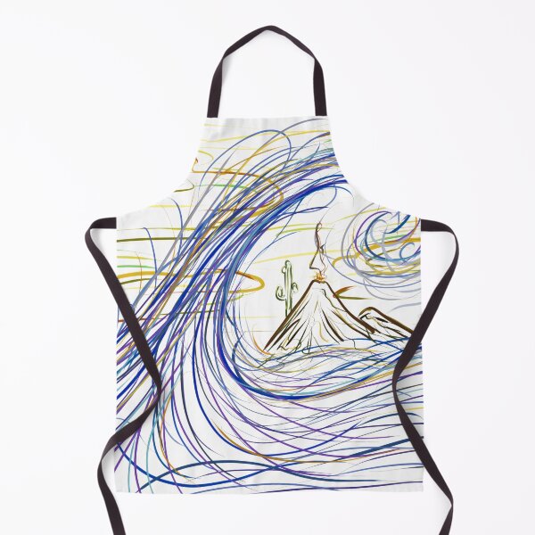 Item preview, Hokusai Great Wave Reinterpretation – Fluid Line Art (Transparent BG) designed and sold by Keltoi-art.