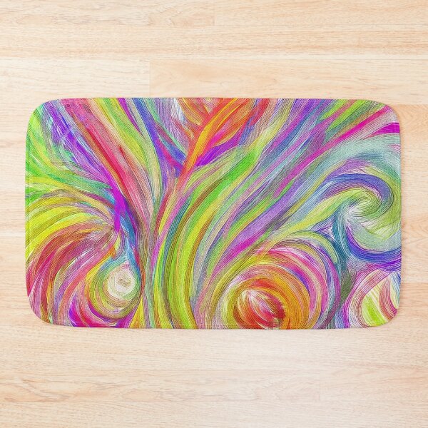 Item preview, Vibrant Aura Flame - Digital Abstract Energy Flow Painting designed and sold by Keltoi-art.